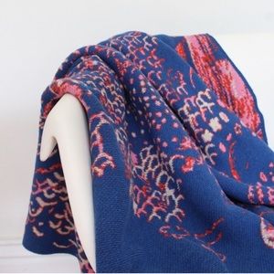 NEW Hillery Sproatt Sails Blanket Cobalt